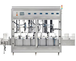 潤滑油灌裝封口旋蓋生產(chǎn)線