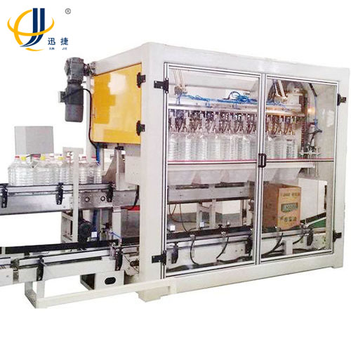 迅捷油桶自動裝箱機做的這么不可思議！