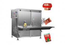 迅捷新款辣椒醬灌裝機一出手，好多機械廠家如